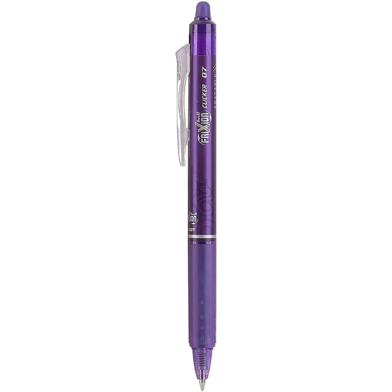 Pilot 11336 FriXion Clicker 07 Retractable Erasable Gel Ink Pens, 10 Color  Set
