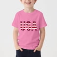 thumbnail image 2 of NAISIBABY Boys Graphic T-Shirt, Crewneck Short Sleeve Summer Fashion Kids Casual T-Shirt Pink Size 3, 2 of 5
