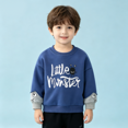 thumbnail image 2 of YOUYEDIAN Toddler Boys Fleece Sweatshirts Long Sleeve Crewneck Dinosaur Pullover Sweater, 2 of 5