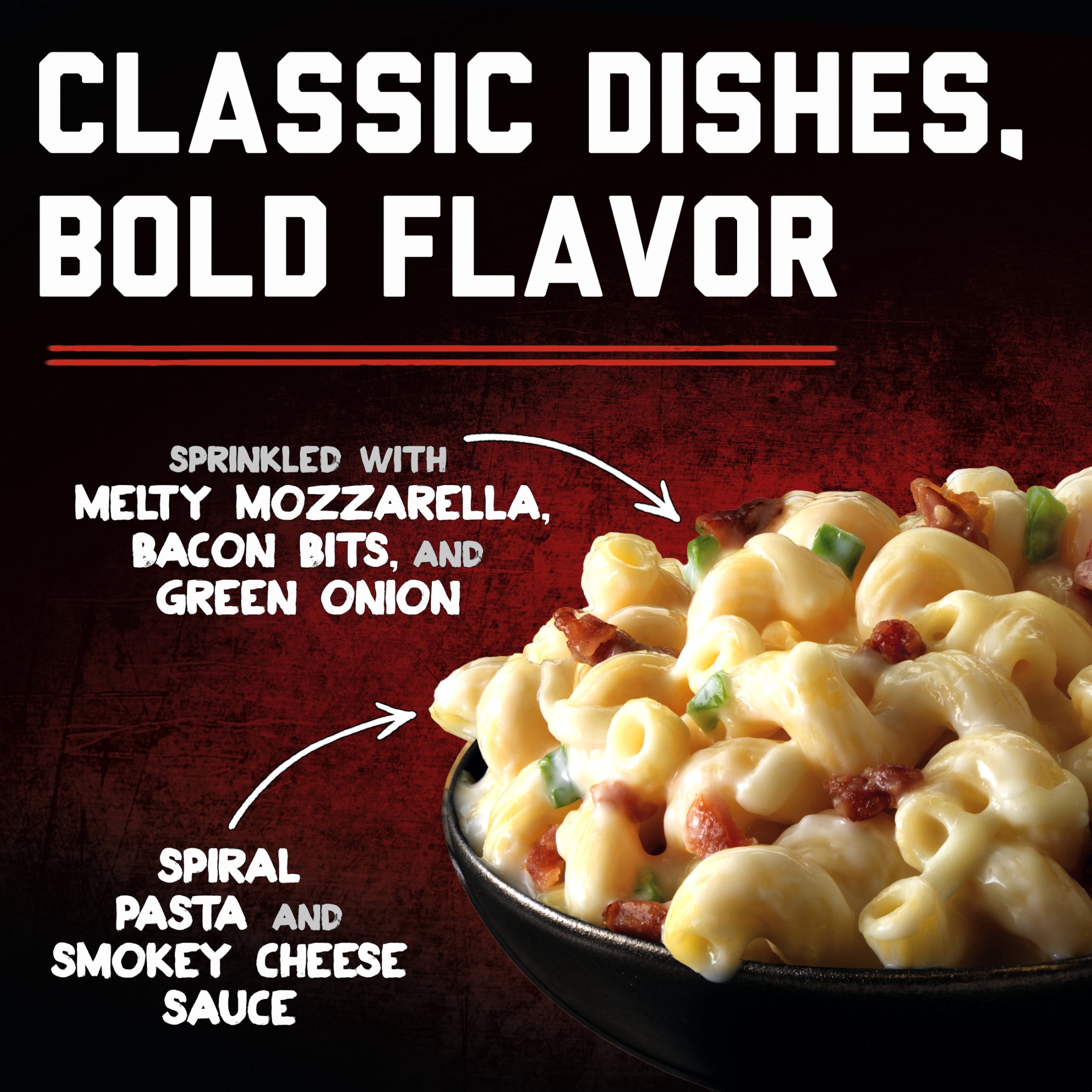 Banquet MEGA Bowls Bacon Mac 'N Cheese, 17g Protein, Frozen Meal, 13 oz.