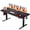 Black, variant on Standing Desk – 1" Thickened Desktop & Heavy-duty Frame, Adjustable Height Electric Desk With Memory Controller
