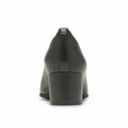 thumbnail image 4 of Aravon CAREER DRESS PUMP BLACK LEA SHOE, 4 of 5