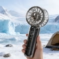 thumbnail image 6 of Portable Handheld Fan Fully Transparent Mini Handheld Fan With USB Lanyard High Wind Power Portable Pocket Fan for Indoor/Outdoor Use, 6 of 7