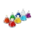 thumbnail image 1 of TISHITA 8 Notes Colorful Hand Bells Set Holiday Gift Educational Rainbow Colors Music Be 10 cents, 1 of 8