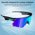 thumbnail image 4 of Bluetooth 5.3 Smart Glasses, Polarized Audio Sunglasses with Open-Ear Speakers, IP54 Waterproof Sports Eyewear with Microphone, 10H Battery & Music Control for Men & Women, 4 of 11