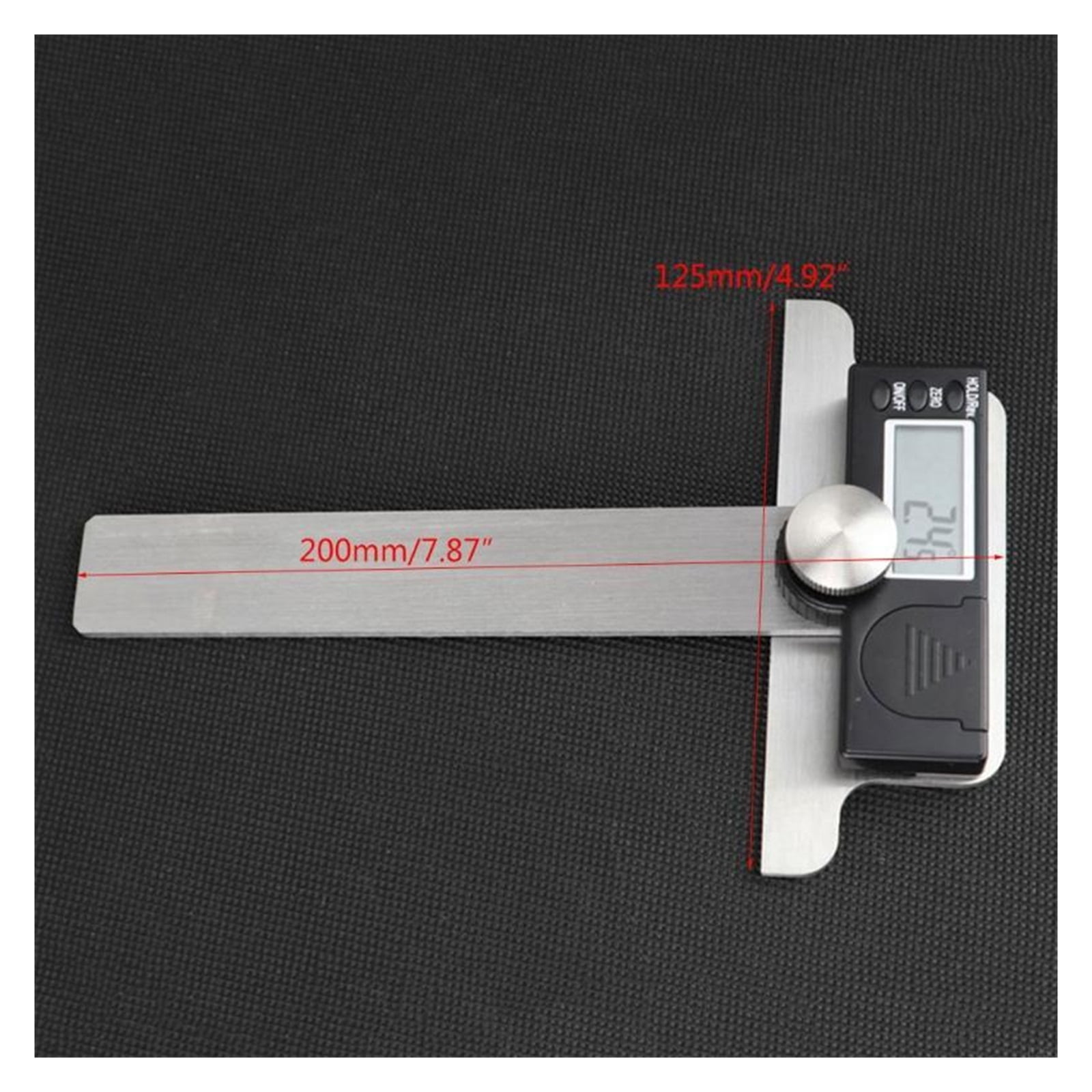 F26C Stainlees Steel Electronic Protractor Angle Finder Measuring Tool Digital Display ,Water-Proof & Dust Resistant