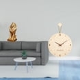 thumbnail image 2 of Figura de león,Estante con estatua de león para escritorio,oficina,decoración del hogar,Reloj de pared,Reloj de pared decorativo para sala de estar,silencioso,Reloj de pared de madera con, 2 of 8
