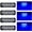 Black,Blue, variant on LED Emergenty Warning Lights, 4 Pack 4LED Safety Emergency Flashing Lights 12-24V Amber Strobe Hazard Warning Light Waterproof