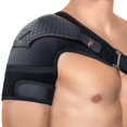 thumbnail image 1 of Hombrera FIGHTECH para soporte de manguito rotador roto, color negro, 1 of 7