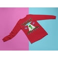 thumbnail image 5 of Old Glory Mens Alien Take Me to Your Leader Ugly Christmas Sweater Long Sleeve T Shirt, 5 of 6