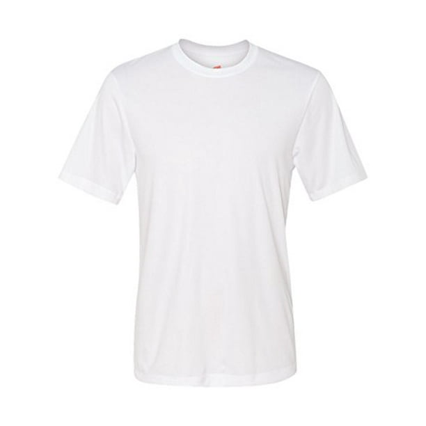 Hanes Hanes Men`S Cool Dri TShirt White MUMTS48206PK Pack of 6