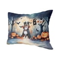thumbnail image 2 of Happy Halloween Vampire Australian Shepherd BOO with Pumpkins Fun and Spooky Pillow Cushion Double Sided Aussie Dog Lover Gifts Throw Pillow - 00018, 2 of 4