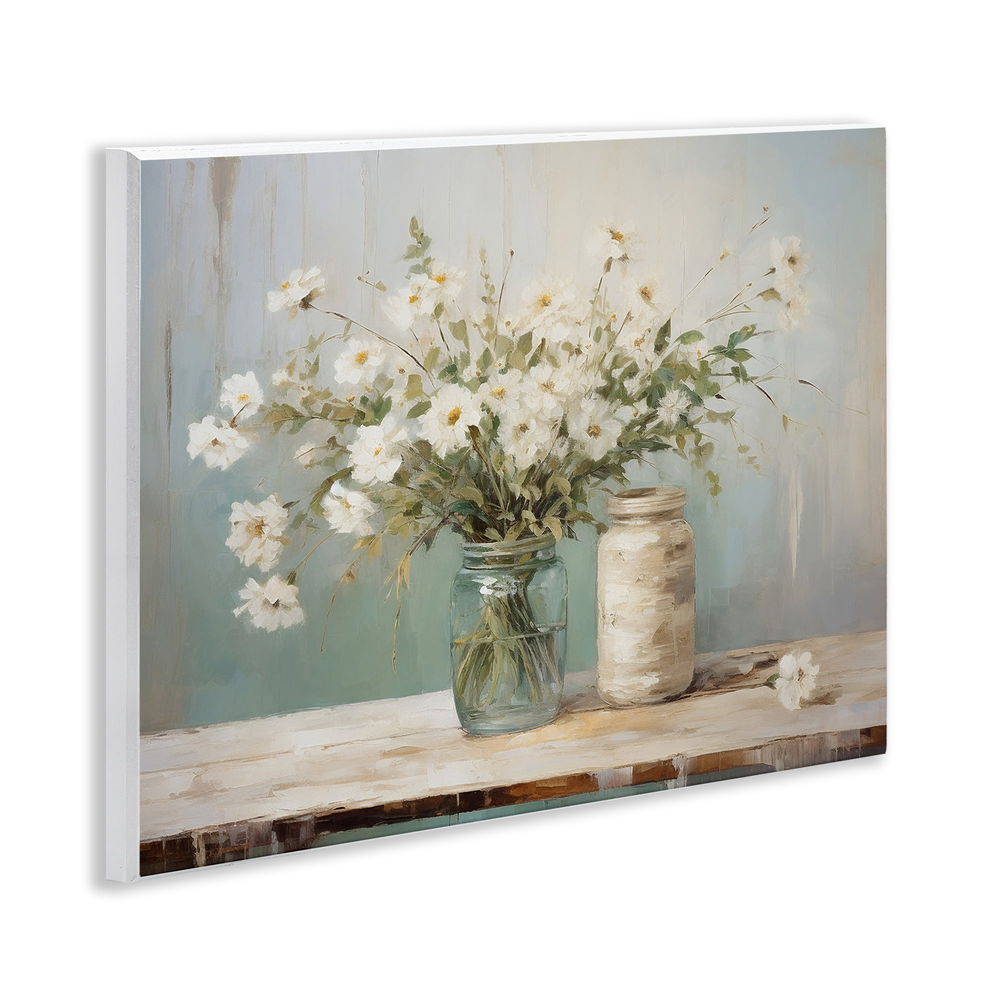 Stupell Industries Traditional Jar Bouquet Botanical & Floral Painting Unframed Art Print Wall Art, 14 x 11