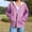 Purple, variant on Zip Up Hoodies for Women Drawstring Soft Jackets Plaid Long Sleeve Casual Winter Sweatshirts with Pocket