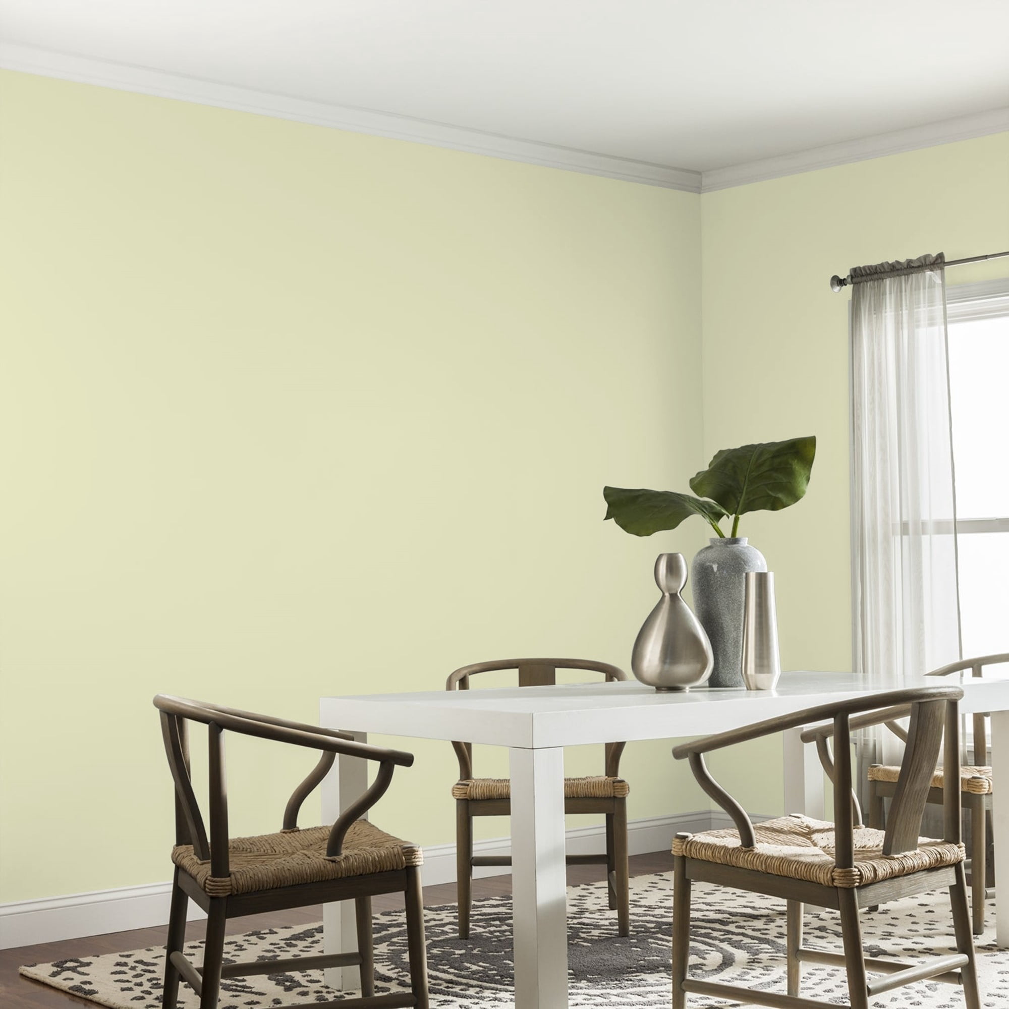 Glidden Fundamentals Forgive Quickly / Green, Eggshell Interior Paint, 1 Gallon