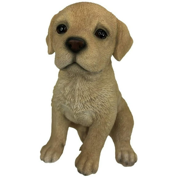 amazinggiftimpact.com I Love Puppy Collection Sitting Family Pet Puppy Resin Figurine Home Decor Statue (Labrador)