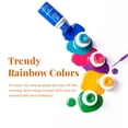 thumbnail image 3 of Set de esmaltes en gel Beetles Rainbow Pastel con pincel para uñas, 3 of 8