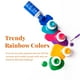 thumbnail image 3 of Set de esmaltes en gel Beetles Rainbow Pastel con pincel para uñas, 3 of 8