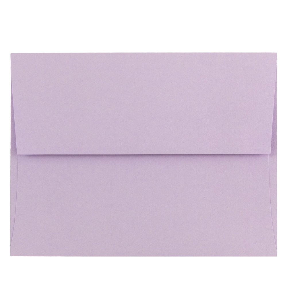 JAM A2 Envelopes, 4.4x5.8, Grape Metallic, 25/Pack, Grape Purple