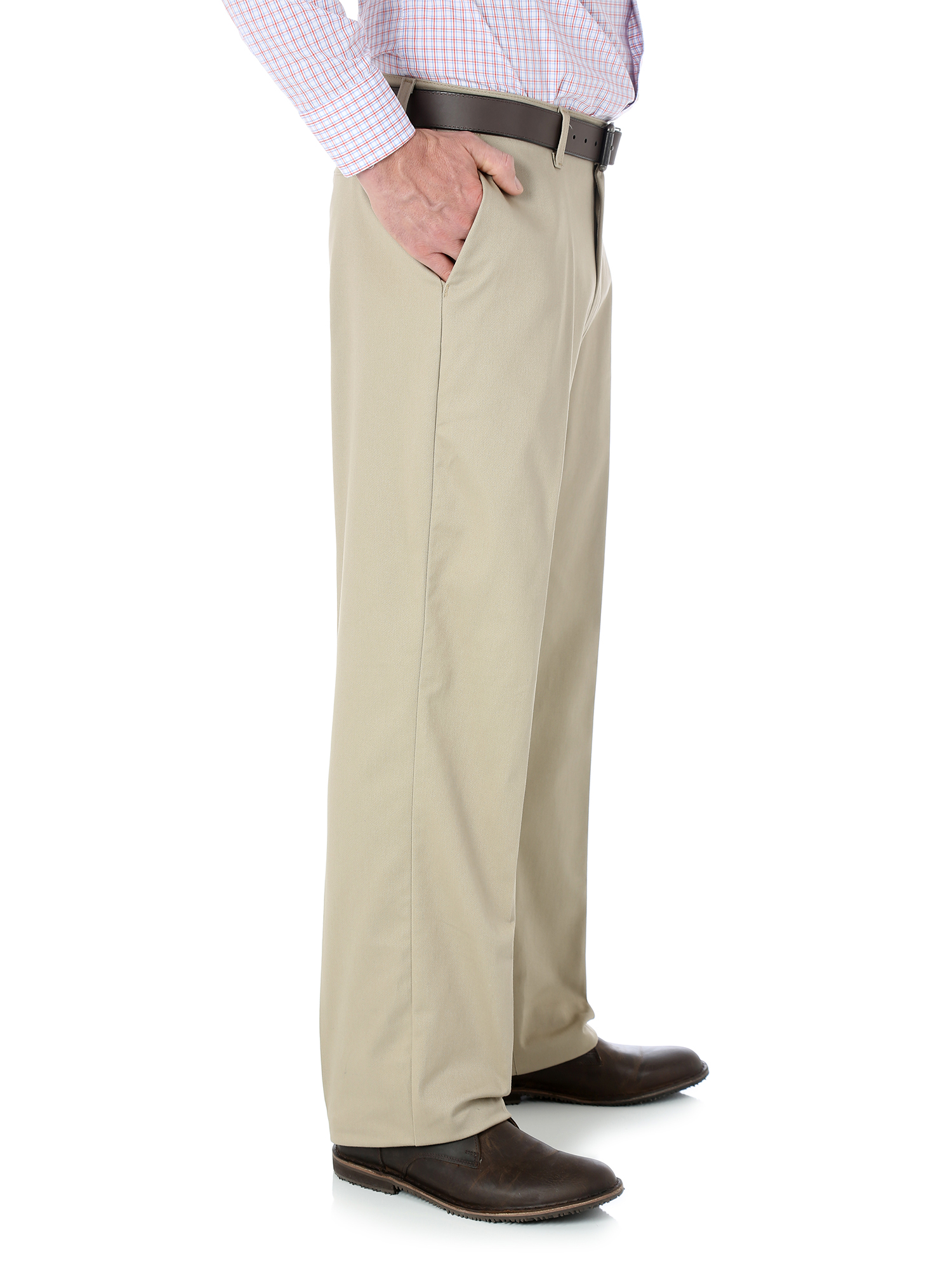 Big Men's Advanced Comfort Flat Front Pants - image 2 of 3