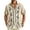 E8-Beige, variant on Mens Button Down Shirts Short Sleeve Collared Shirt Floral Print Tops Hawaiian Casual Stylish Beach Summer Clothes,Black 2XL