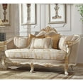 thumbnail image 3 of Homey Design 3 Piece Traditional Fabric Living Room Set Plantation Cove White, 3 of 4
