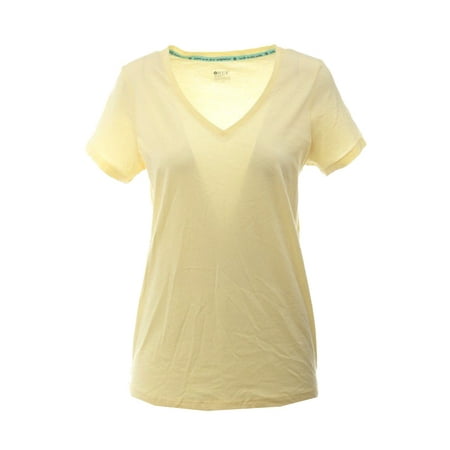 Hue Yellow Short-Sleeve-Neck Pajama T-Shirt S