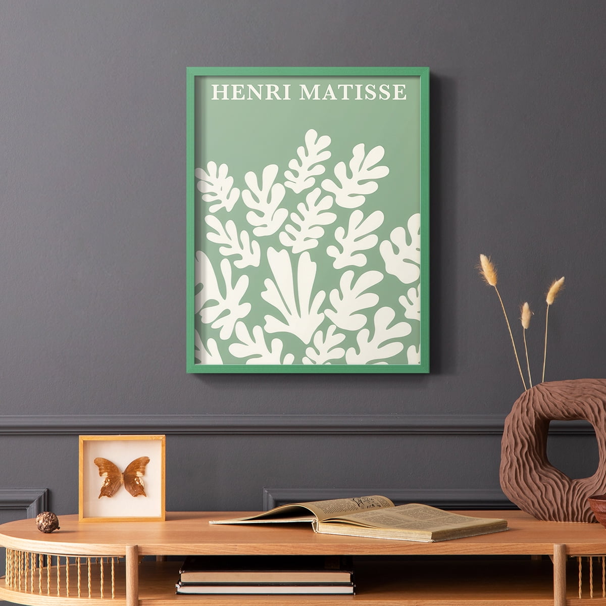 Matisse CLXXXVIII Framed Print in Green Solid Wood 8 x 10 Framed Print