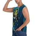 thumbnail image 3 of Balery Largemouth Bass Fish Camisetas sin mangas para hombre, absorbe la humedad y protege contra el mal olor.-XX-Large, 3 of 7