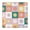 7, variant on Fitted Square Tablecloth with Daisy Pattern, Wrinkle-Resistant Elastic Edge Polyester for Spring Decor, Fits 34x34 Inch