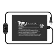 iPower 6" x 8" Reptile Heat Mat - 8W Under Tank Heater with Adjustable Thermostat for Turtles, Snakes, Lizards & Amphibians