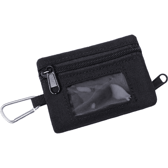 Slccxzc Men's Slim Tactical Pocket Wallet, Hook & Loop Closure Purse for Money Credit Cards Keys