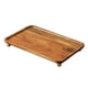 thumbnail image 3 of Mini elevador de madera, soporte de pie de madera, bandeja rústica de madera para cocina casera 30CMX20CMX3.5cm, 3 of 9