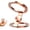 Rose gold, variant on Magnetic Phone Stand Fidget Spinner, 360° Flip, Aluminum,Fidget Spinner Phone Stand: Precision Bearing, Dual Magnet Rings,Scratchproof, Incl. Metal Ring