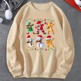 thumbnail image 2 of Nuevo jersey de invierno para hombre con estampado 3D de muñeco de nieve y Papá Noel, suéter de moda para deportes callejeros, tops casuales cálidos para hombre para uso diario, 2 of 4