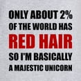 thumbnail image 2 of CafePress - Red Hair Majestic Unicorn - Women's Nightshirt, 2 of 3