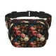 thumbnail image 1 of Balery Rose Flowers Mochila Cinturón para Mujeres y Hombres, Bolsa de Cintura Impermeable de Doble Capa con Correa, 1 of 9