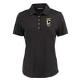 thumbnail image 2 of Women's-Cutter & Buck  Black Columbus Crew Coastline Epic Comfort Eco Recycled Polo, 2 of 3
