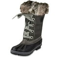 thumbnail image 2 of London Fog Womens Melton 2 Faux Leather Cozy Mid-Calf Boots, 2 of 3
