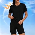 thumbnail image 2 of Vmvidoty Soft Workout Tops for Women UPF 50+ Sun Protection Shirt Quick Dry Athletic Running Hiking Travel Basic Tee Shirts Black XL, 2 of 10