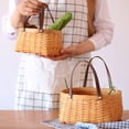 thumbnail image 5 of Pure Natural Handmade Storage Baskets,Multipurpose Use Wood Basket, 5 of 9