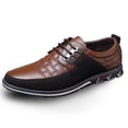 thumbnail image 1 of Zapatos casuales de hombre con bordado cuadrado de gran tamaño, zapatos de tendencia para hombre, 1 of 6