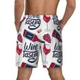 thumbnail image 4 of Haiem Red Wine Glass Bottle Men'S Quick-Dry Swim Trunks: Comfortable Beach Shorts With Mesh Lining And Pockets - Ideal For Swimming And Sunbathing 3x-Large, 4 of 9