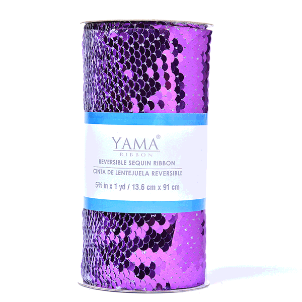 Yama Ribbon, 5-3/8inch Reverse Sequin Ribbon Rainbows - Walmart.com