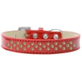 thumbnail image 3 of Dog, Puppy  Pet Ice Cream Collar, "Lime Green Crystal Rimsets Sprinkles", 3 of 5