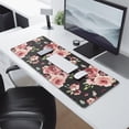 thumbnail image 2 of Long Mouse Pads for Desk,Pioneer Flower Floral Print Pattern Desk Mats on Top Of Desks, Desk Mouse Pad Extra Large with 3mm Non-Slip Base and Stitched Edge for Gaming,Office,Work,Home 31.5"x11.8", 2 of 6