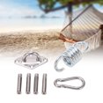 thumbnail image 1 of Kit para colgar hamaca colgador de techo para hamaca kit de herramientas de suspensión de montaje oscilante con rodamiento de 550 libras con hebilla de forma para bolsa de ANGGREK Otros, 1 of 8