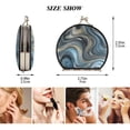 thumbnail image 2 of Portable Makeup Mirror Travel Mirror Compact Folding Mirrors Small for Women Beauty Accessories Swirling Metal and Marble Pattern, 2 of 7