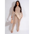thumbnail image 3 of Fringed Tassel Two Piece Pants Set (S, Off-White), 3 of 8