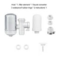 thumbnail image 6 of ESULOMP Faucet Mount Filter System,Complete Faucet Mount Water Filter System for Tap Water,Reduces 99% of Lmpurities,Crisp,Great-Tasting Filtered Water Purifier,White, 6 of 6
